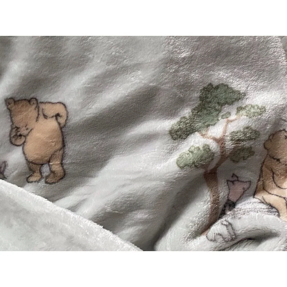 Pooh Bear Collection Winnie The Pooh Piglet Throw Blanket 50” X 70” NEW‎